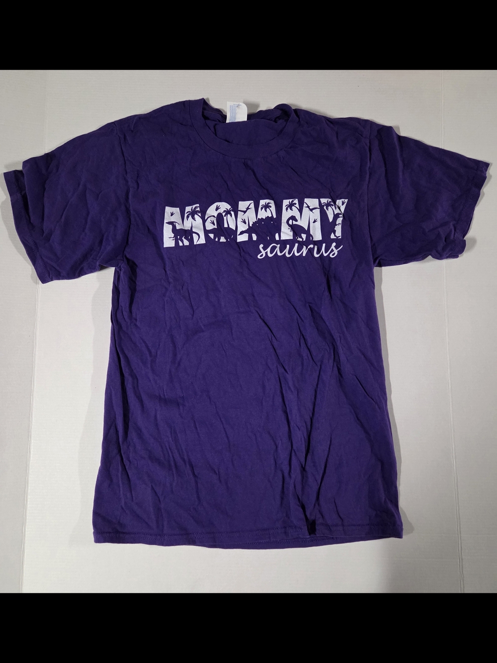 Port and Company Purple Mommy Saurus Short Sleeve Tee
